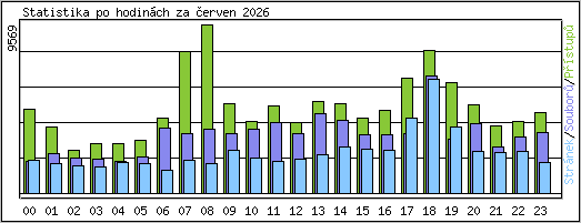 Statistika po hodin�ch