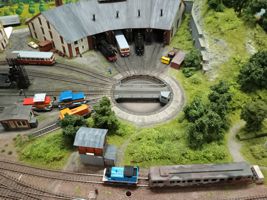 Modelová železnice v Pečkách